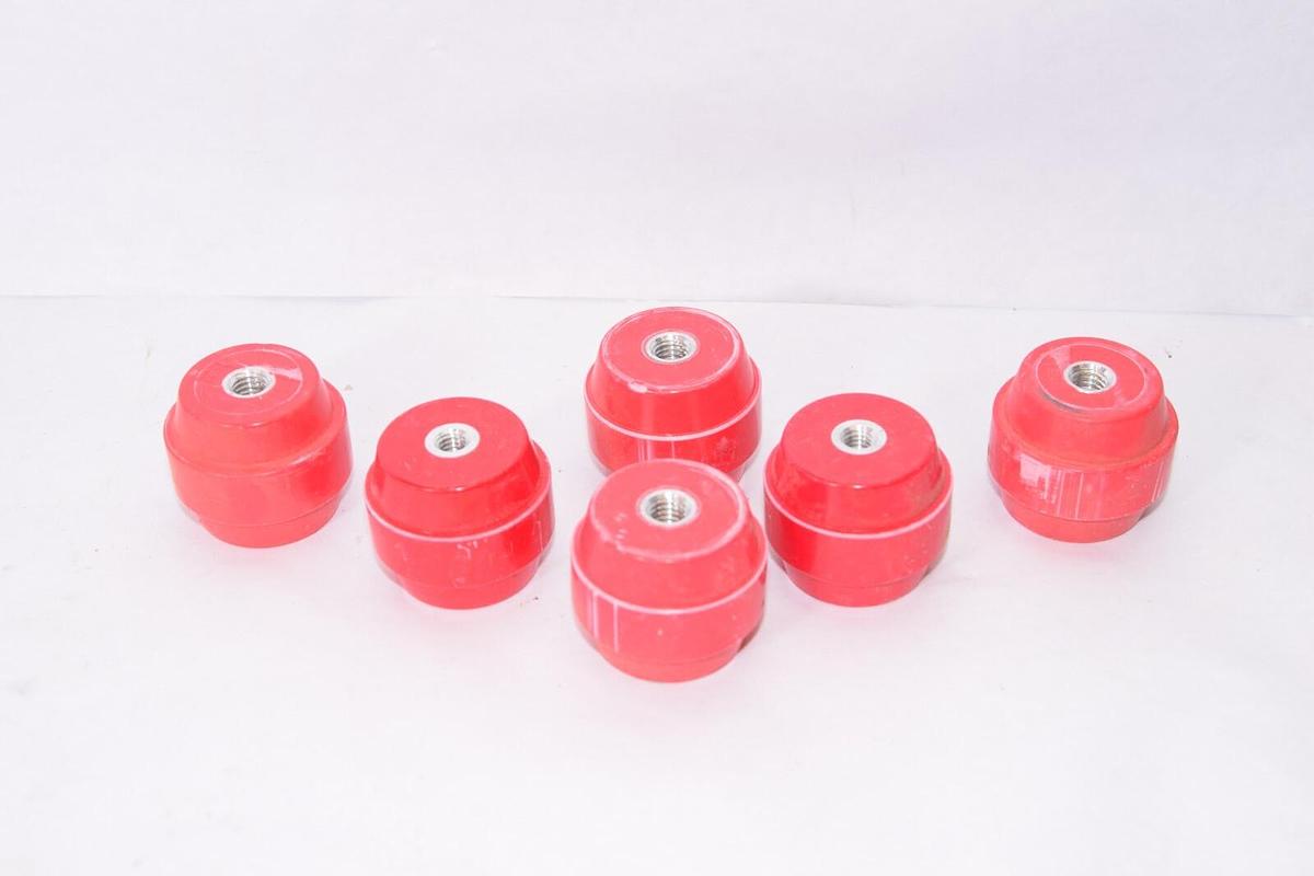 Used (Lot 6) MBI 5/16-18 ,3/8-16 Thread Size T11 T15 Electrical Buss Isolator Bushing