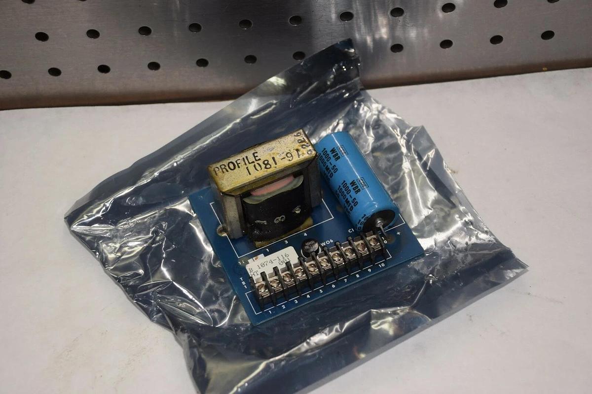 Used EMERSON 1074-116 B 1074-116 REV A POWER SUPPLY BOARD