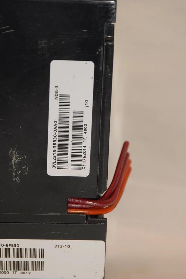 Used SIEMENS 3VL2510-2PE33-0AA0 HDK3T100F 3VL9210-6PE30 100A  HDK3T100 100 Amp 100 A