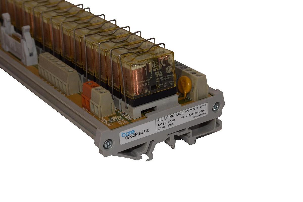 Used BORE G2R-OR16-SP-ID , G2R-OR16 24Vdc 16A 16-Channel Relay Module