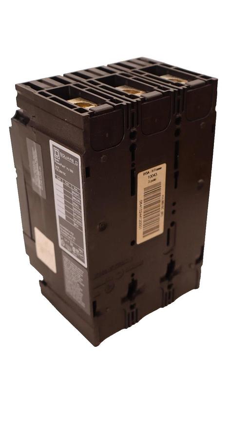 Square D PowerPact Breaker HJL36015C HJ060 15A 15 Amp 3P Circuit Breaker (New)