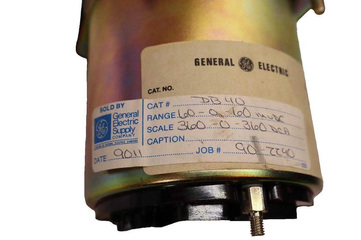 General Electric DC Ammeter 0-360 DCA DB40 , 103121ABZZ (New)