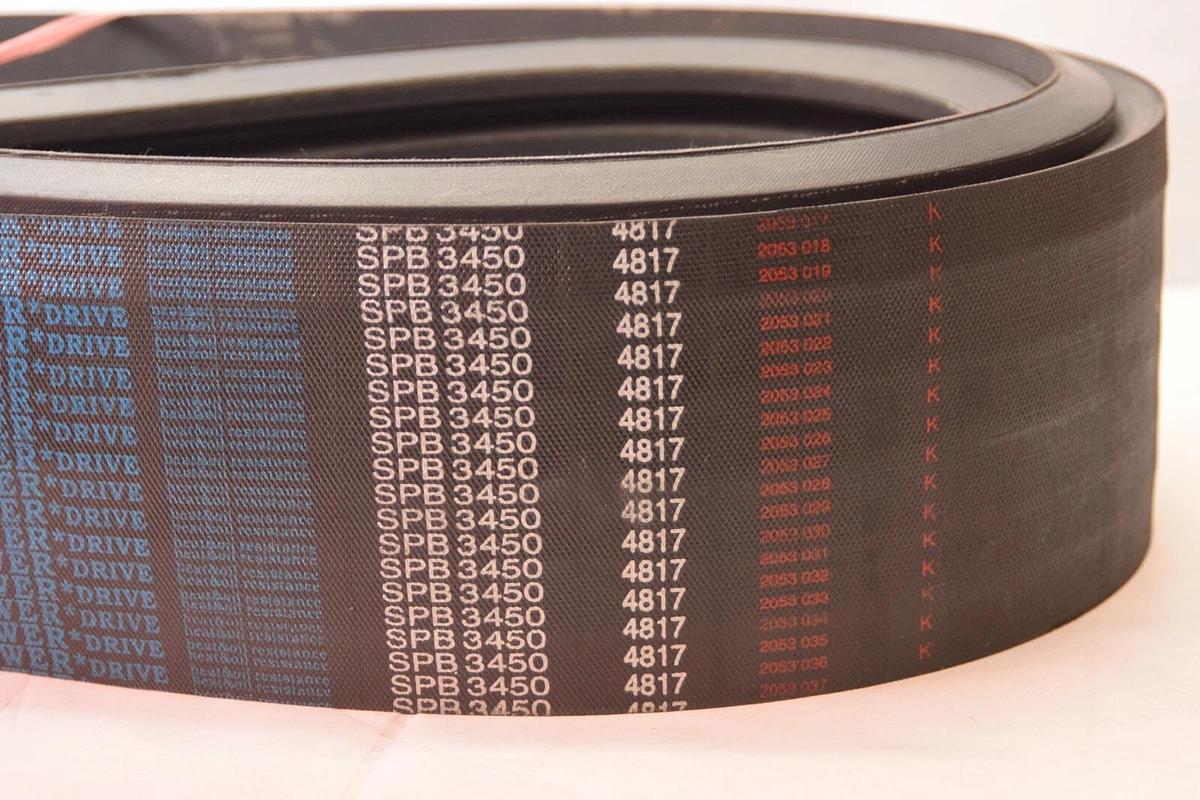 D&D POWER DRIVE 6-SPB3450 6/SPB3450 SPB3450/06 SPB3450/6 6 Rib Banded V-Belt NEW