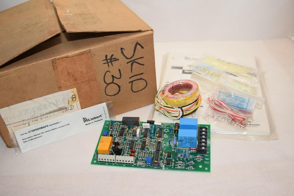 (NEW) EMERSON / LIEBERT 02-792221-00 370P000BGF8 Ground Fault Detector Board