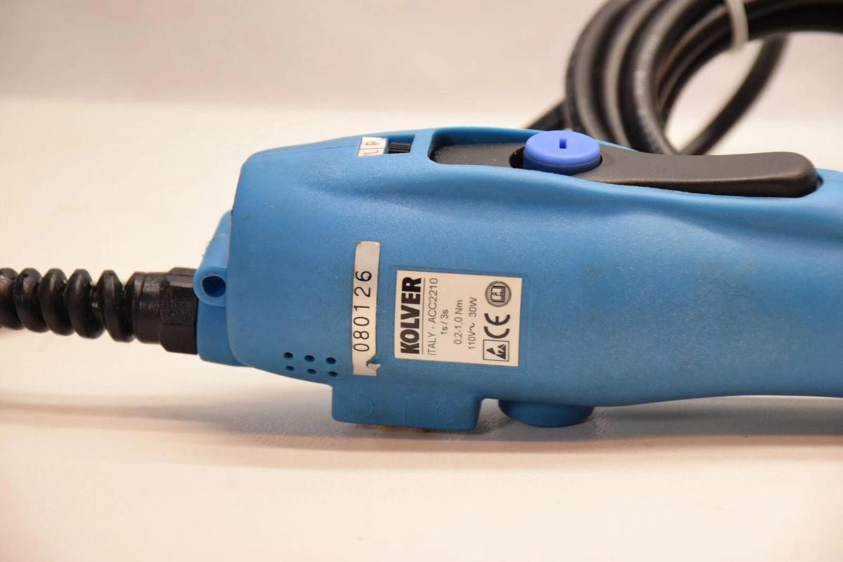 Used Kolver ACC2210 ACC Push Lever Inline Torque Driver Screwdriver 1.8-8.9 T  .2-1Nm