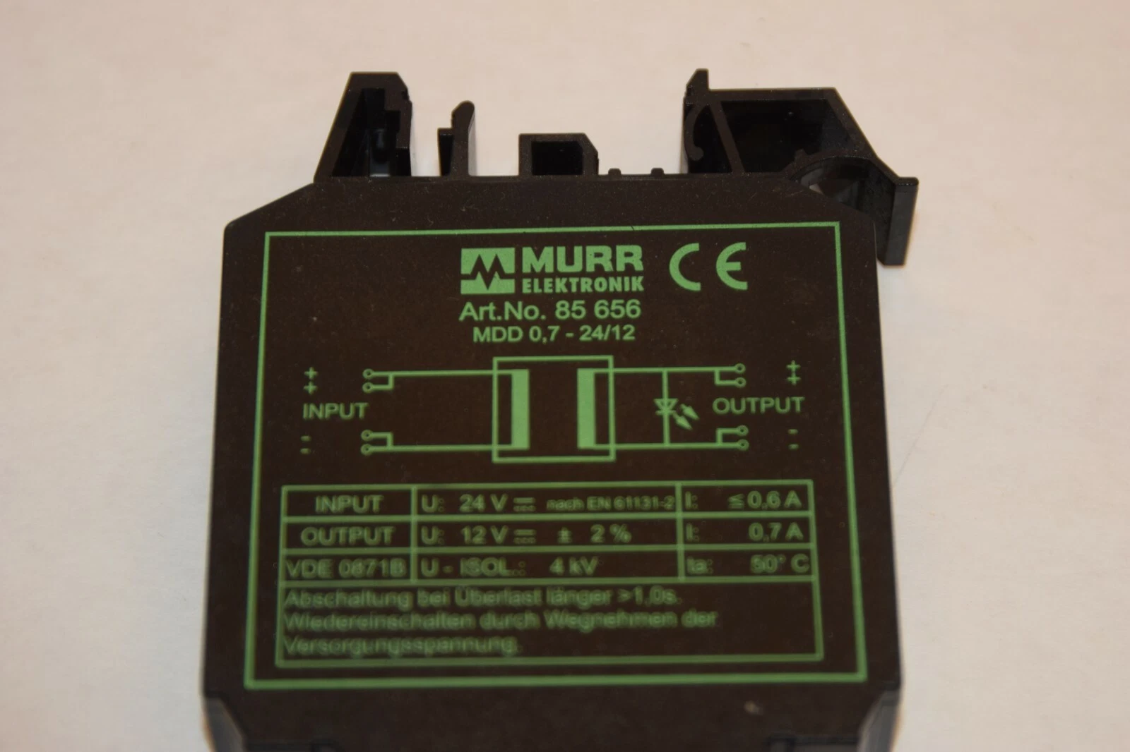 Used MURR ELEKTRONIK 85656 85 656 Converter Switch Mode