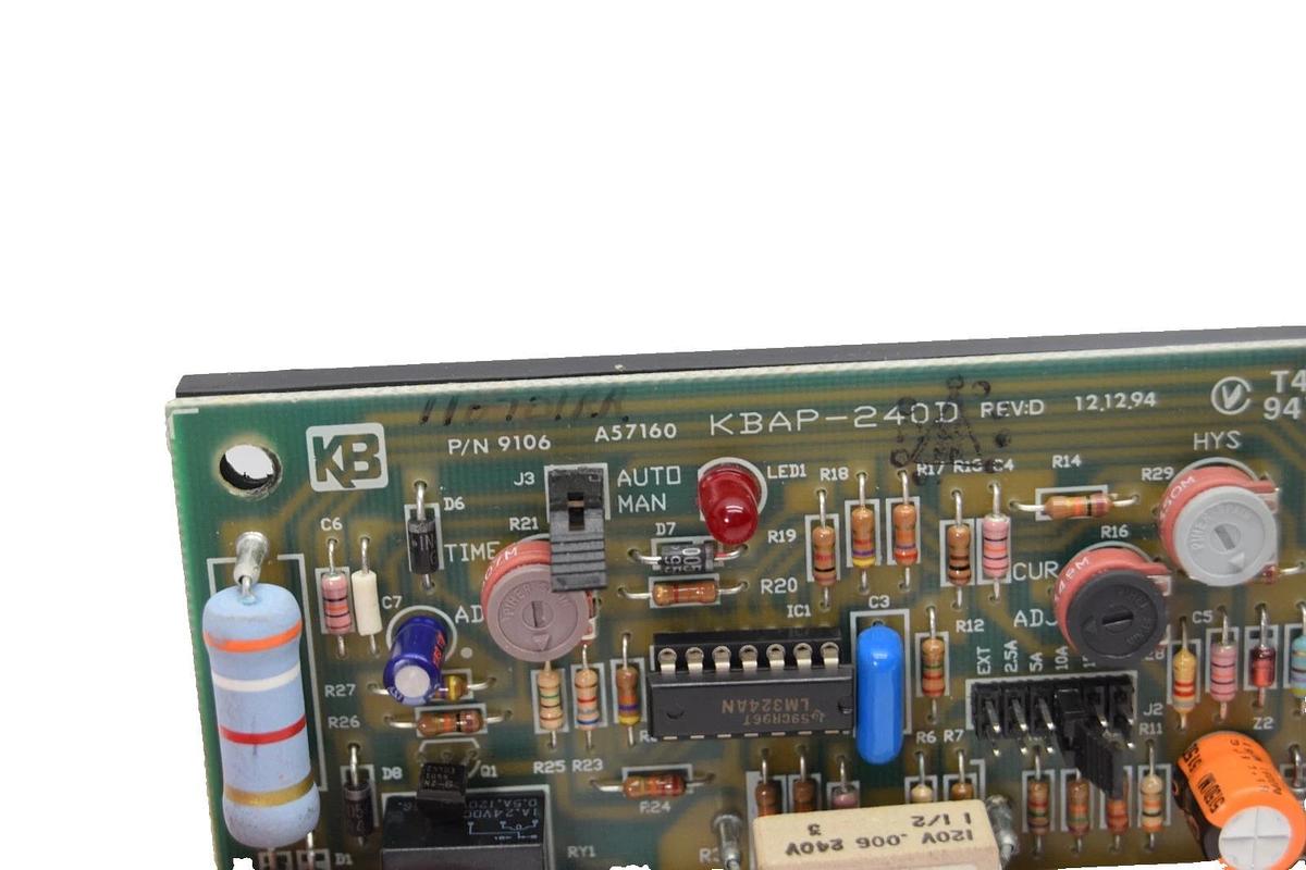Used KB Electronics  Overload Protector Circuit Board KBAP-240D Rev D
