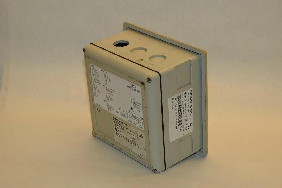 Used ROSEMOUNT ANALYTICAL 1055-01-10-25 105 01 10 25 1055011025 230 VAC 8 WATTS