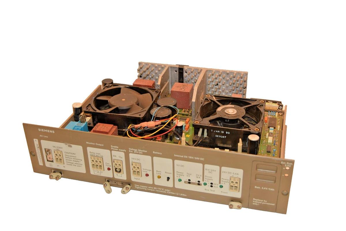 Used SIEMENS E115/230 G5/18WRG Modular Power Supply