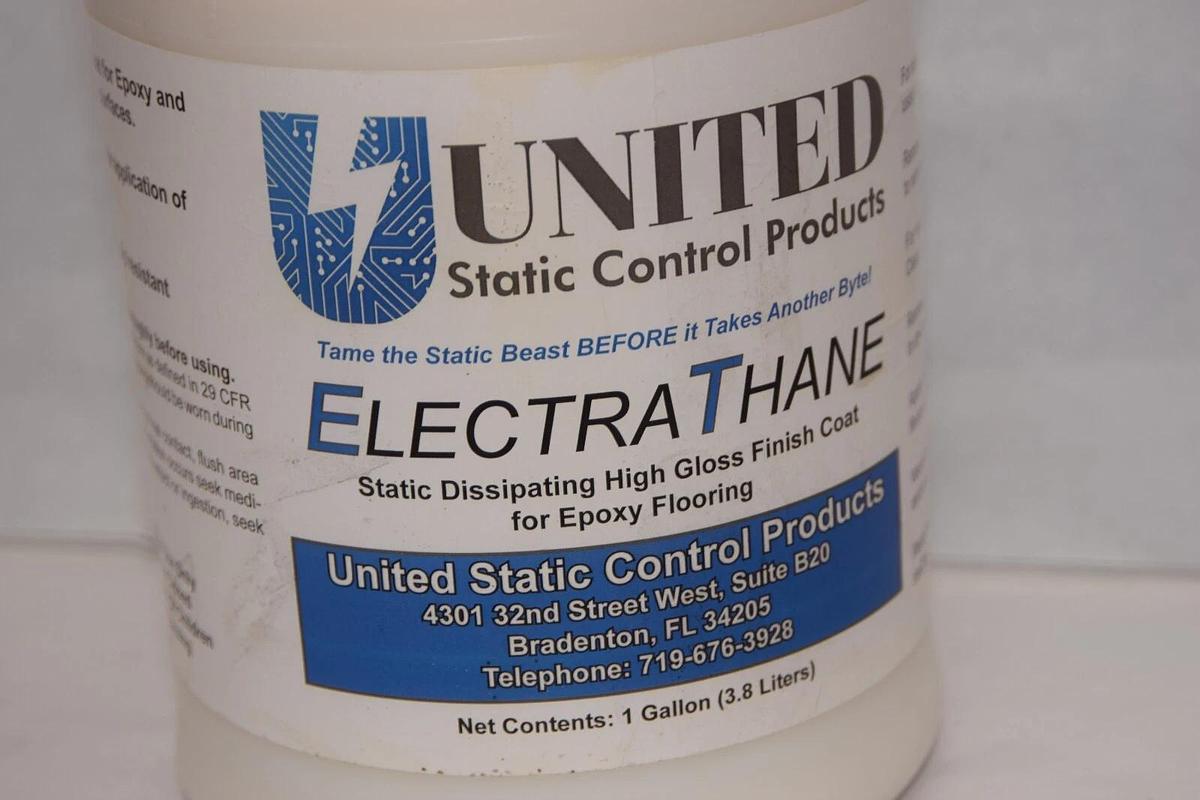 (NEW) UNITED STATIC CONTROL PRODUCTS ElectraThane High Gloss Finish 1 Gallon