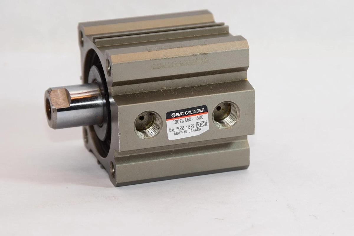 (NEW) SMC CDQ2WA50-15DC 145psi Compact Pneumatic Cylinder
