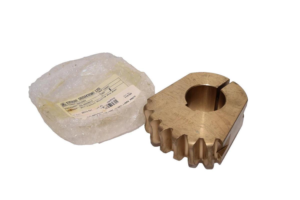 Kikusui 025-RR208010 RR208010 Main Pressure Libra Adjusting Worm Wheel Brass NEW