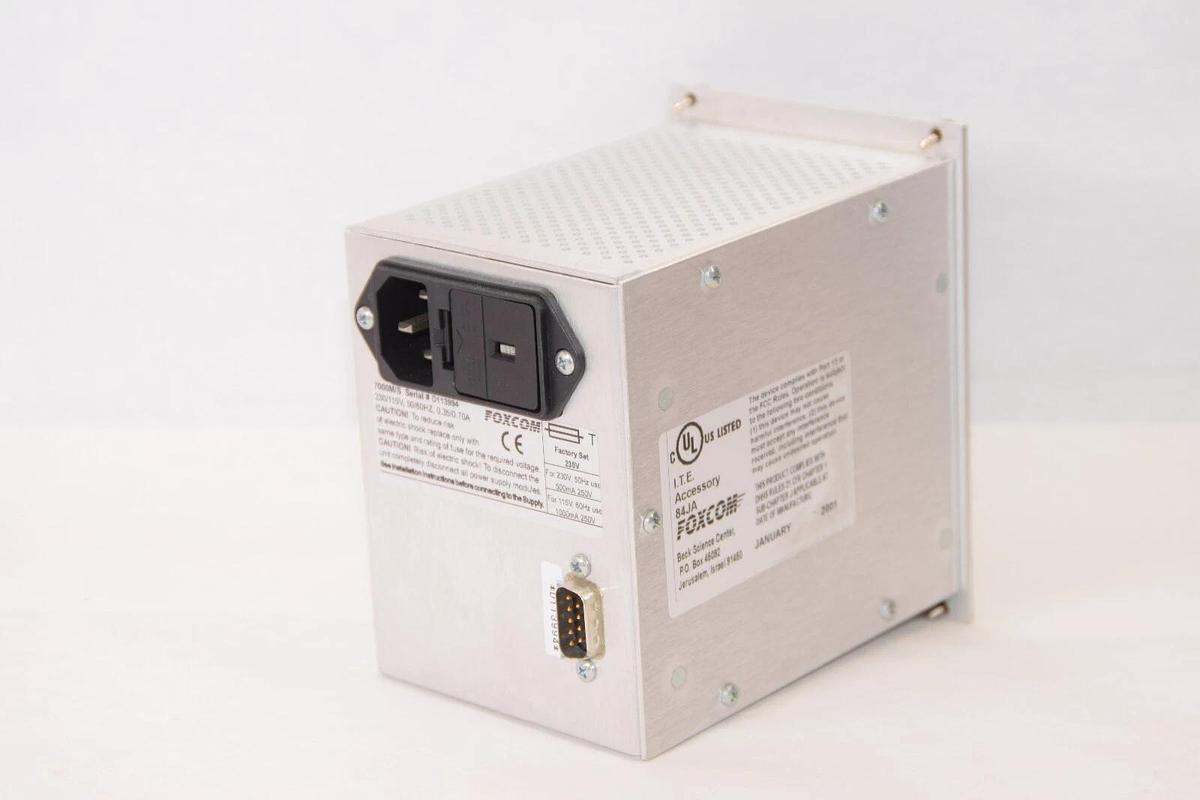 Used FOXCOM / ITE 7000M/S 84JA 230/115V 50/60Hz Fiberoptic Transmission Power Supply