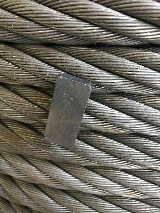 Large Spool 1-3/16” Steel Wire Rope Cable, weight 1,600lbs  OSD 1 3/16”, 1" 3/16