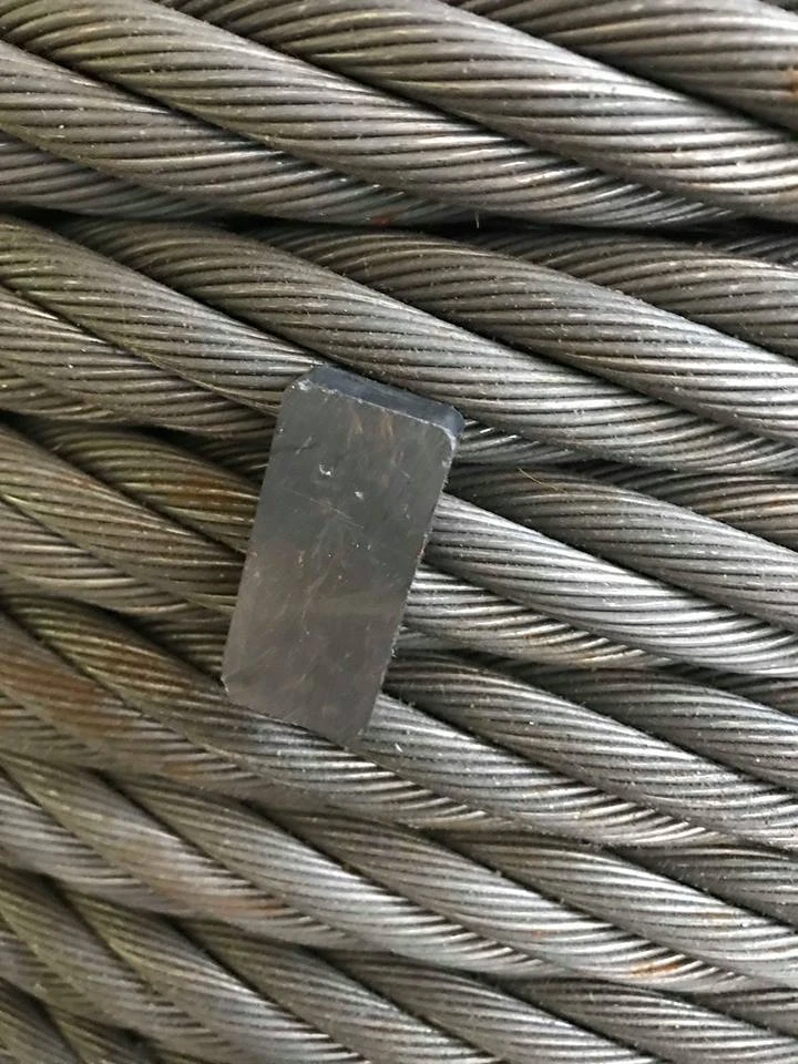 Large Spool 1-3/16” Steel Wire Rope Cable, weight 1,600lbs  OSD 1 3/16”, 1" 3/16