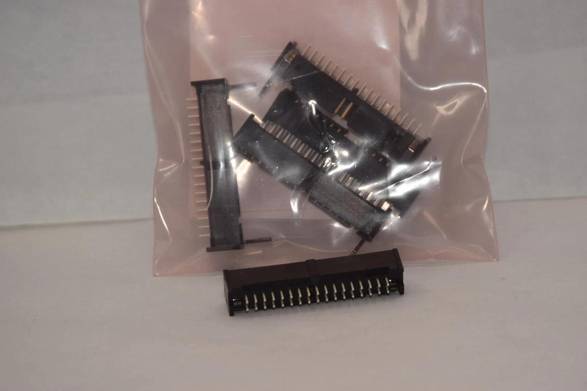 (NEW - Lot 5) TE CONNECTIVITY 1-1761608-1 Connector Header Lopro Str .100 34 Pos