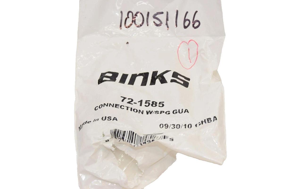 (NEW) BINKS 72-1585 , 721585 Connection With SPG GUA