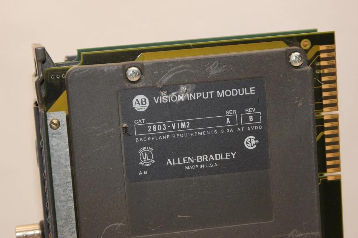 Used ALLEN BRADLEY 2803-VIM2 Series A Rev B Vision Input Module