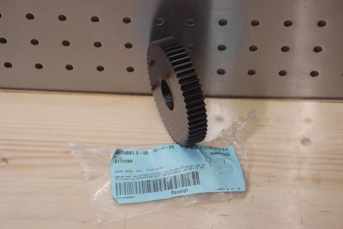 MISUMI GEAHBB1.5-55-15-A-25 55T 25mm BORE SPUR GEAR NEW