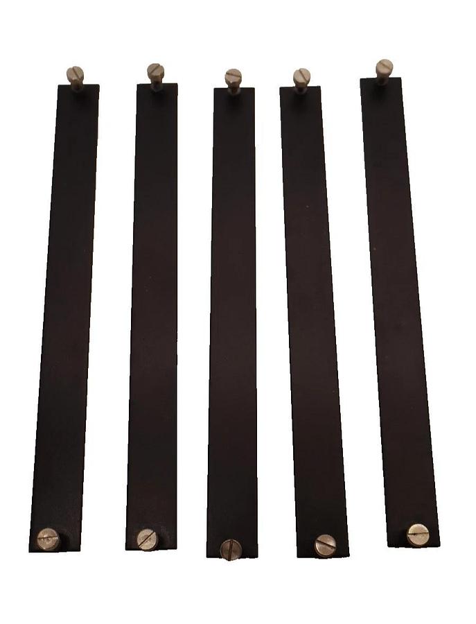 Used (Lot of 5) B & R B&R 8-1/2" Filler Plate For HCR166-0 Multi Module Rack Chassis