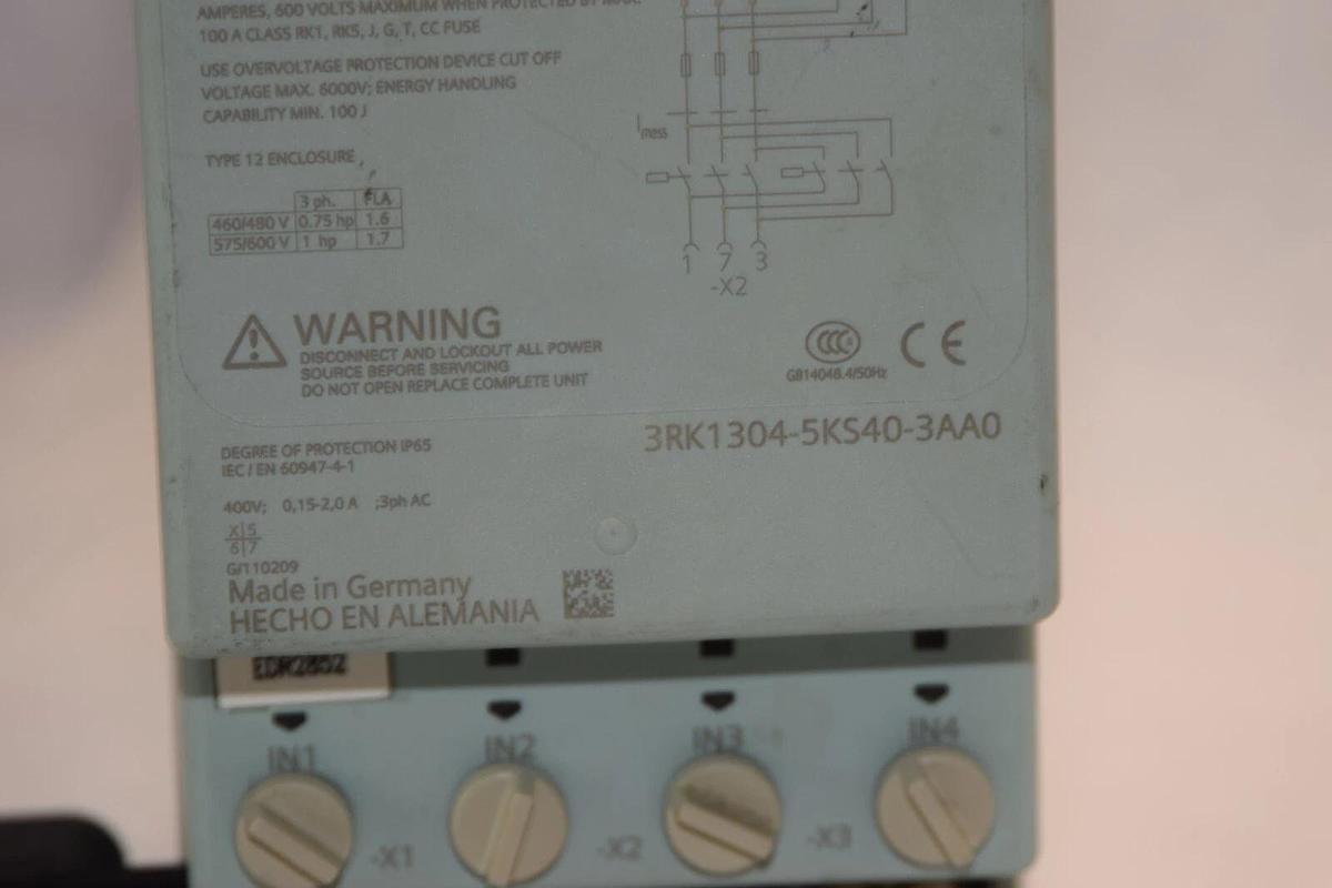 Used SIEMENS 3RK1304-5KS40-3AA0 400V 3Ph RSe-HF Reversing Starter