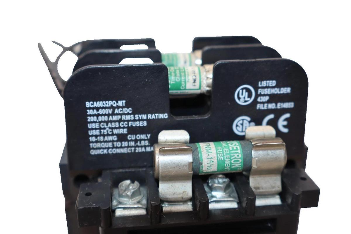 Used Cutler Hammer Transformer C0100E2AFB W/ Fuse Holder BCA6032PQ-MT