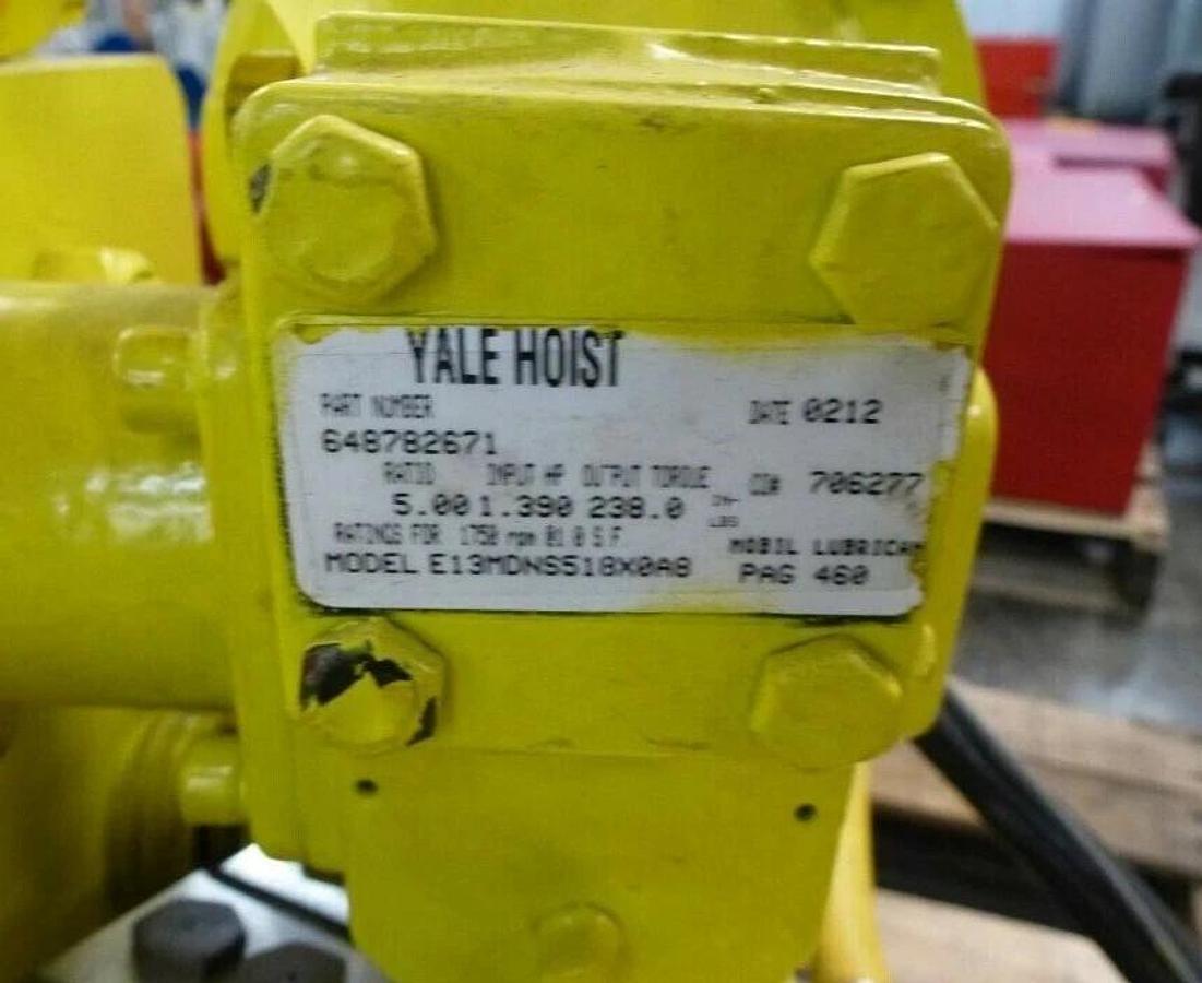 Yale AW 1 Ton Air Hoist BAW1-32RT 648782671 E13MDNS518X0A8 1T Pneumatic (NEW)