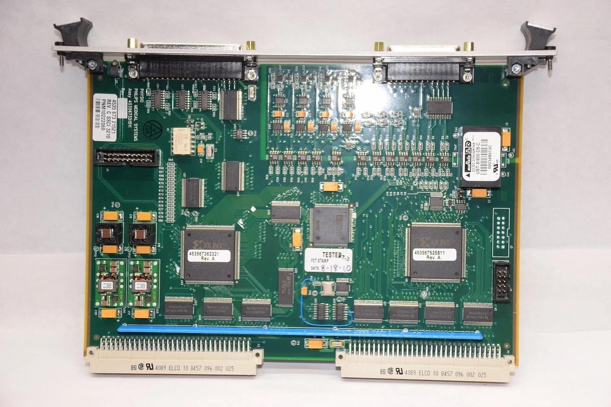 Used PHILIPS 453567321511 , 4535 673 21521 Rev C Physio Circuit Board