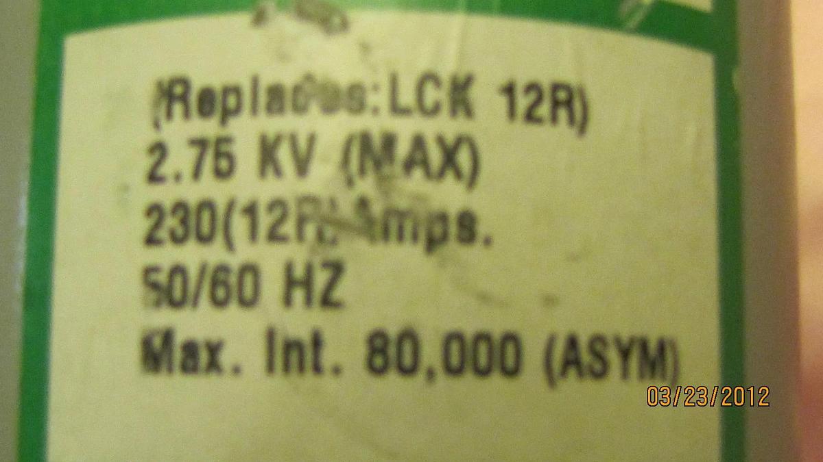 Used LITTELFUSE Ruse 230-12R-1C-2.75 230 12R 1C 2.75 23012R1C2.75 230(12R) AMP