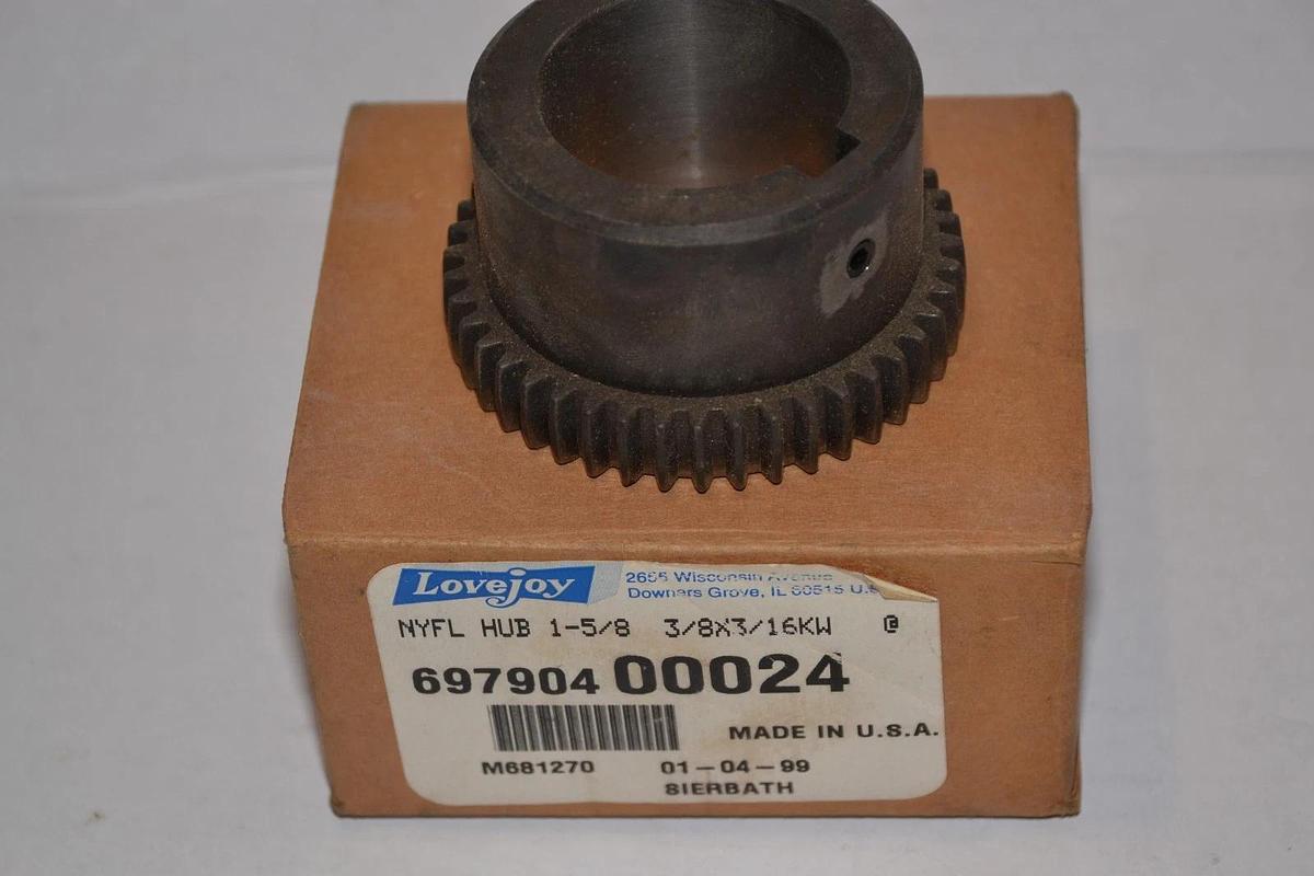 Lovejoy NYFL Hub 69790400024 1-5/8 3/8x3/16kw NEW