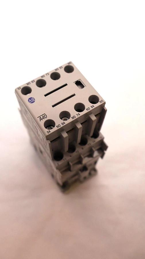 Used ALLEN BRADLEY 100-C12*10 Series A Conactor 110/120V Coil W/ 100-F Contact Block