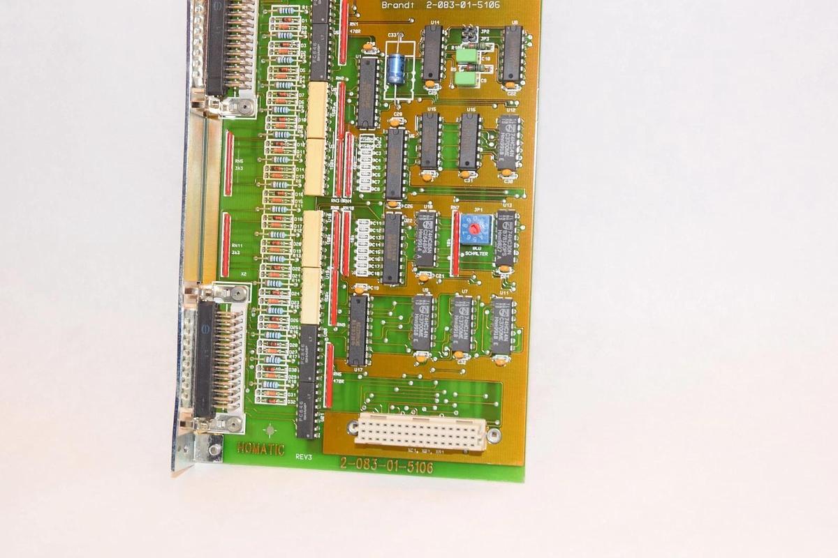 Used HOMATIC 2-083-01-5106 Rev 3 16In-16Out-Karte Mini-Controller Module