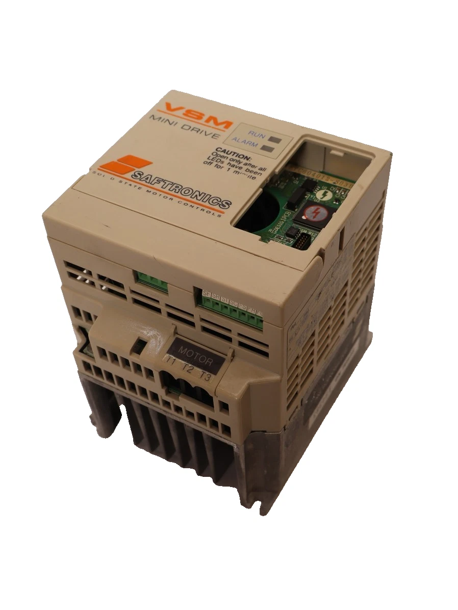 Used Saftronics VSM Mini Drive CIMR-XCBU20P7 1.9kva 3Ph 200-230Vac 5.5A *no keypad*