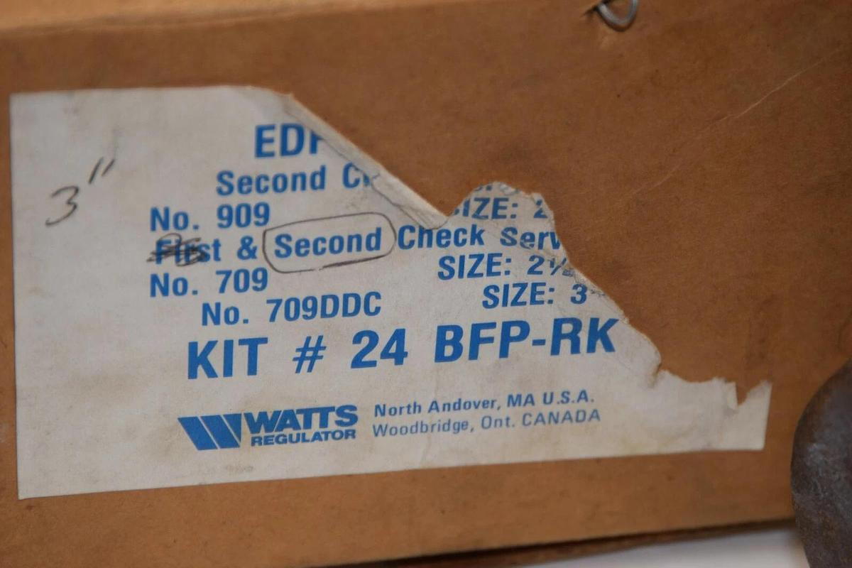 (NEW) WATTS 24 BFP-RK 3" / 2-1/2" Second Check Service Kit *Missing O-Ring*