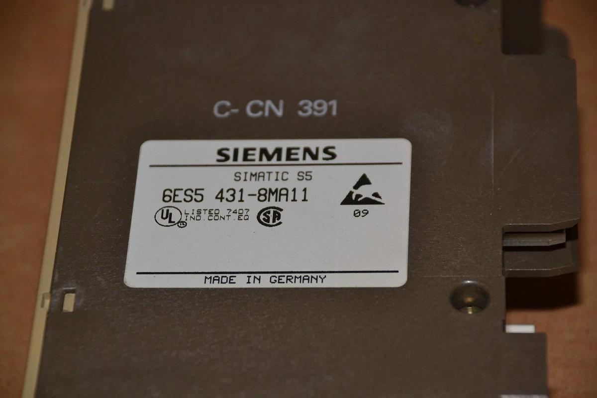 Used SIEMENS SIMATIC S5 6ES5 431-8MA11 8x24V DIGITAL INPUT MODULE
