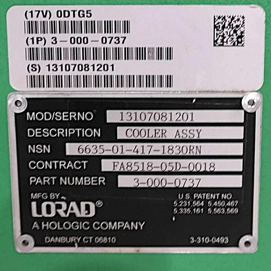 Used Lorad LPX 160 Series Portable High-Resolution Non-Destructive Testing Unit NDT