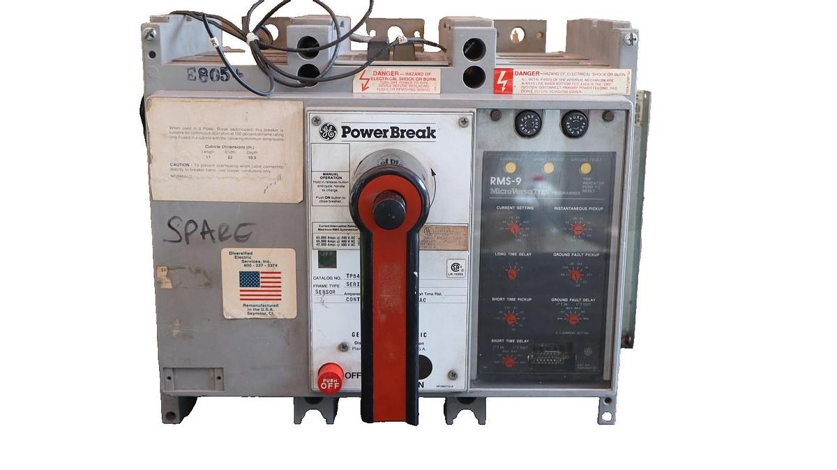 Refurbished GE General Electric Power Break Breaker 400A Amp TP84SSZE1 TS20LSIGT2Z2 GF