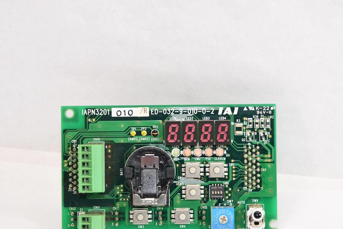 Used IAI IAPN3201 010 ED-032-9-010-0-2 4-Digit Circuit Board
