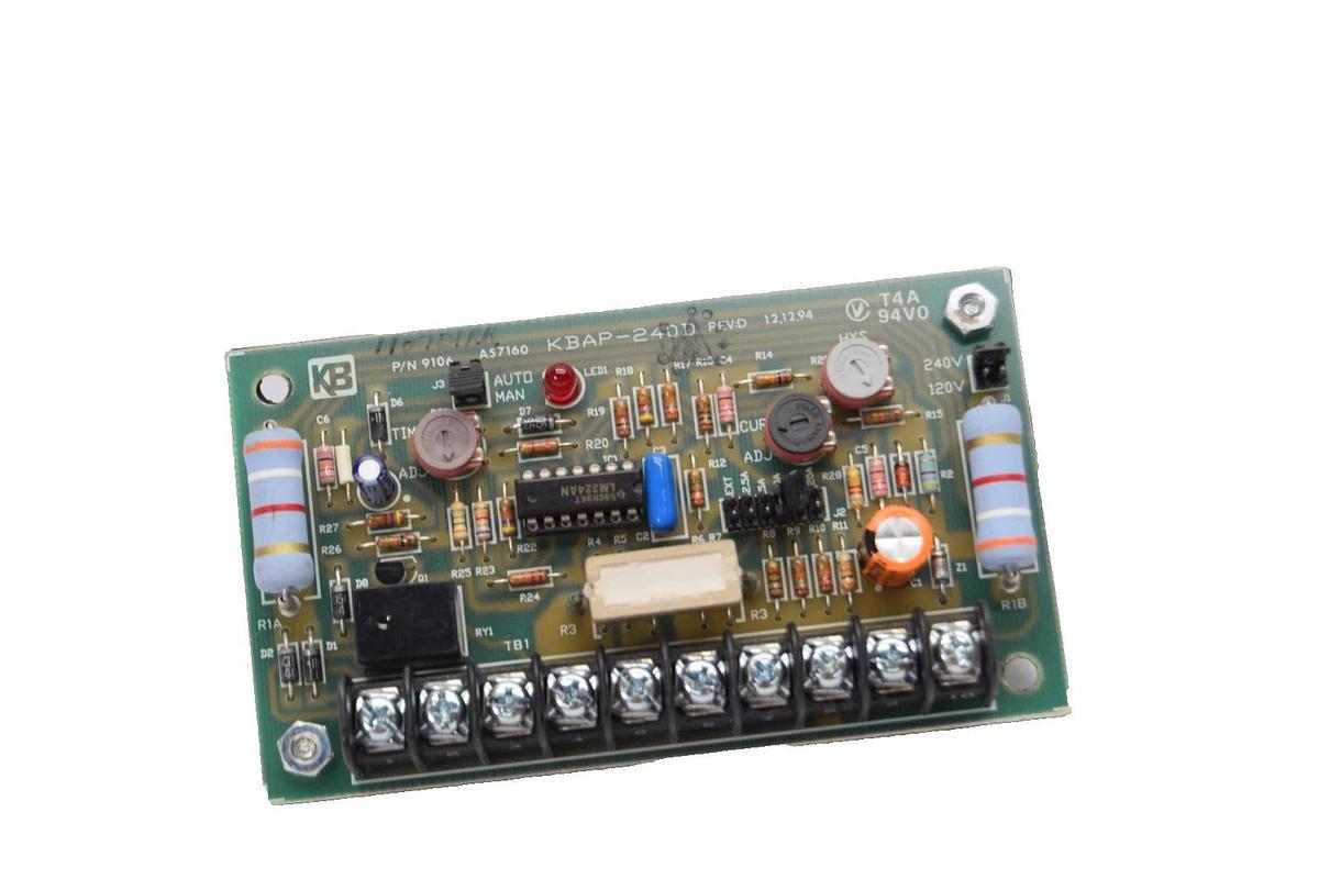 Used KB Electronics  Overload Protector Circuit Board KBAP-240D Rev D
