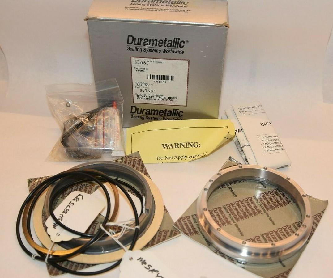 (NEW) DURAMETALLIC RK166517 R01851 3.750" Repair Kit Single Inside Cartridge