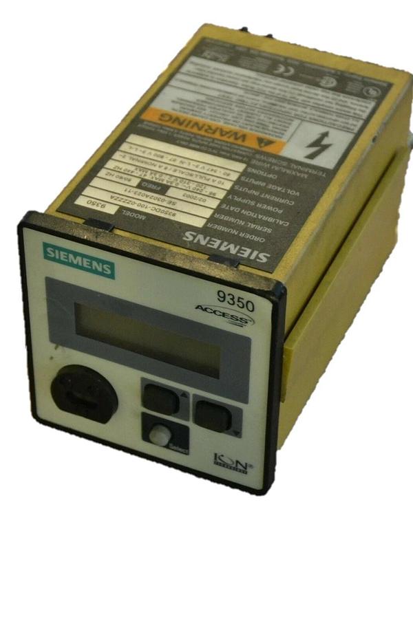 Used Siemens 9350 Power Meter 9350DC-100-0ZZZZA Ion Technology Access Compatible
