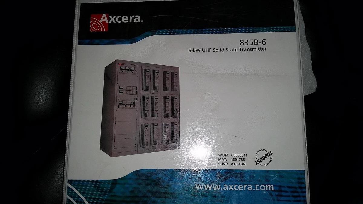Used 600 watt High Band Power Amp 1301562 for Axcera 835B-6 UHF TV 6kw Transmitter