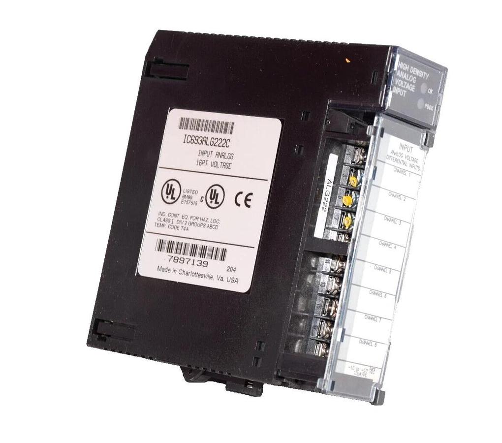 Used GE FANUC Input Module IC693ALG222C 16pt Voltage Input Analog Module