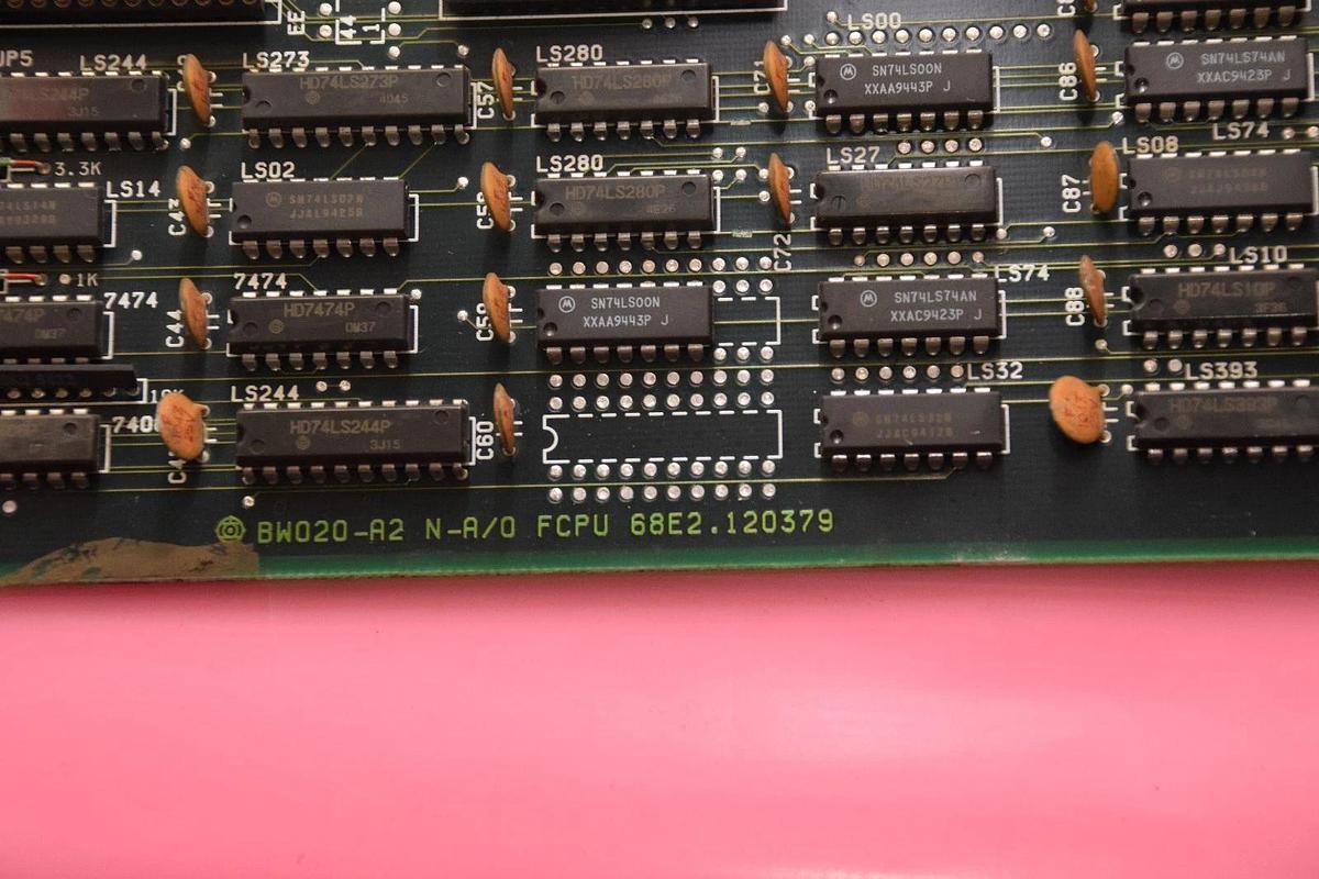 Used HITACHI Circuit Board Card BW020-A2 N-A/0 FCPU 68E2.120379 BW020A2