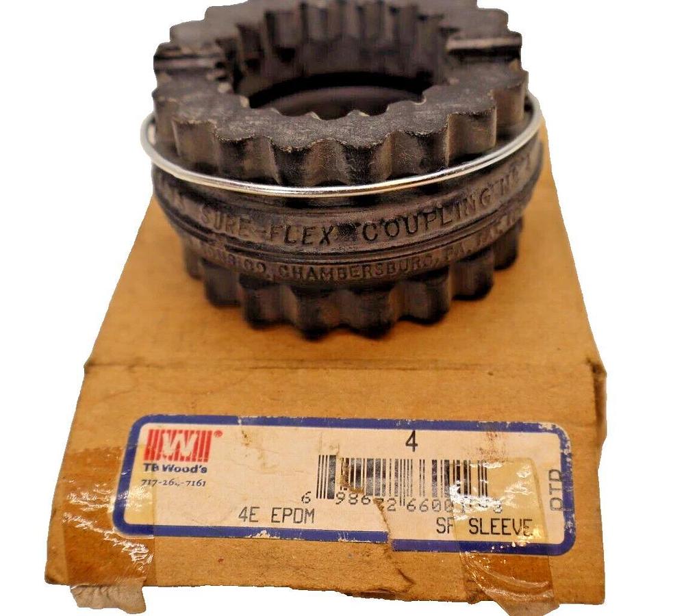 TB Wood's 4 SF SLEEVE Coupling Insert 4E EPDM (NEW)