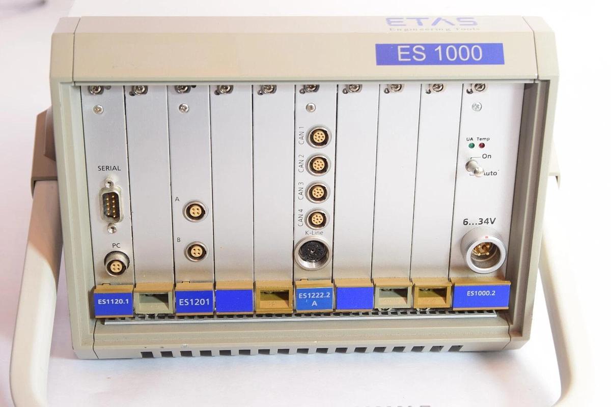 Used ETAS ES1000.2E , ES1120.1 , ES1201 , ES1222.2 A, ES1000.2 ES1000 Chassis Module