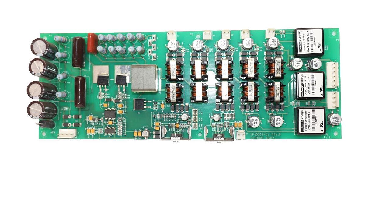 Used BITRODE CORP. BF10514-01 Rev. B Circuit Board