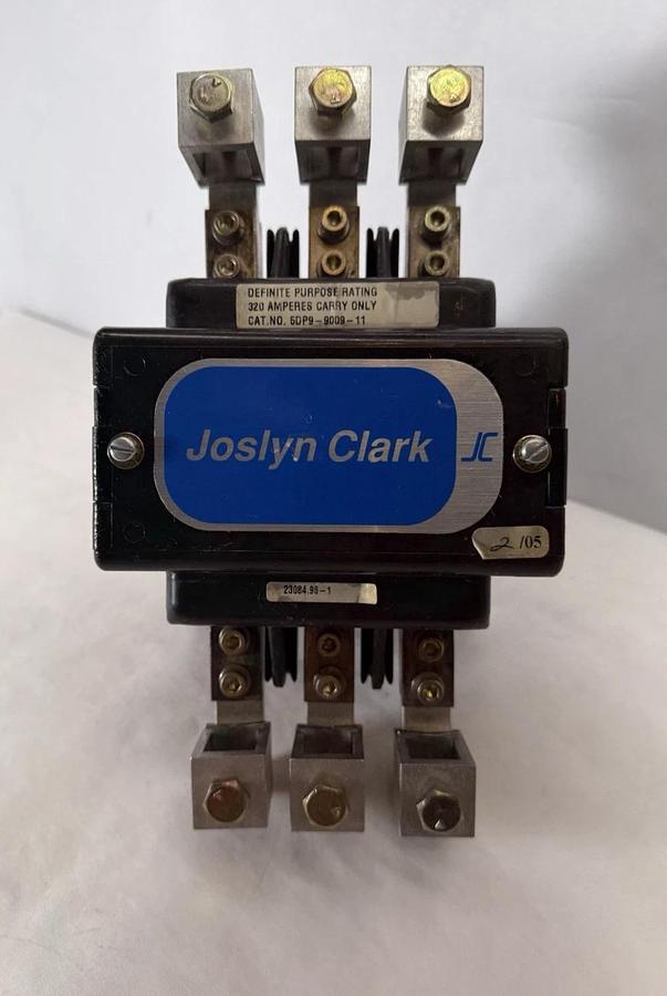 New, JOSLYN CLARK  Contactor  5DP9-9009-11, 120V Coil, 320A, 3 Pole, 5DP9900911