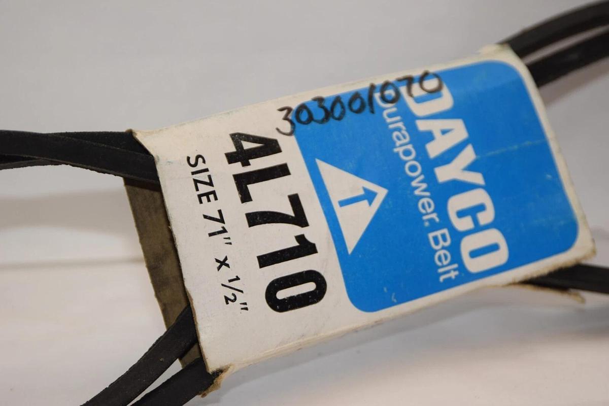 (NEW) DAYCO Belt 4L710 71" x 1/2" Durapower V-Belt USA