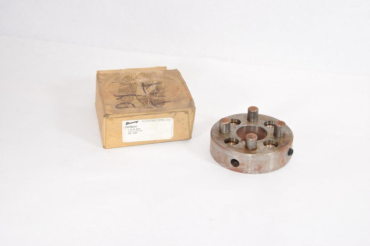 (NEW) BROWNING CHFS4X1 1-3/16" Bore 1/4" x 1/8" Kwy Flex Coupling Hub